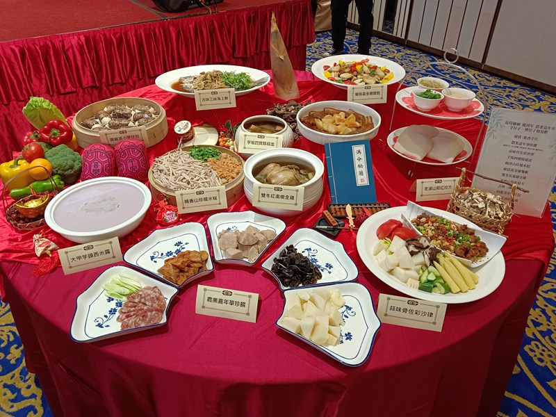 千人宴料理展示