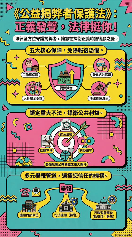 公益揭弊者海報