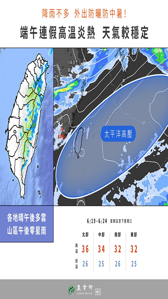 農業氣象（1150619-0624）